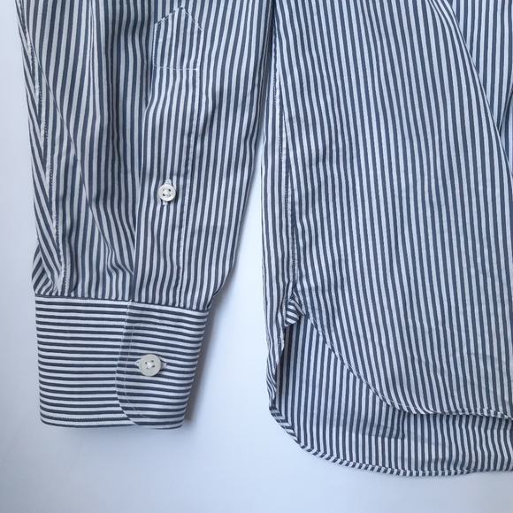 Z Zegna 41/16 SilverLine Drop 8 striped fitted shirt - Picture 4 of 5